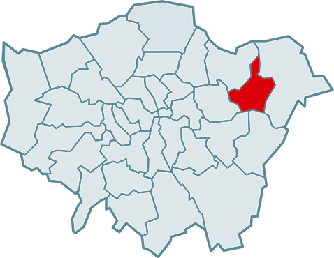 barking and dagenham map