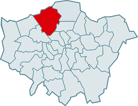 barking and dagenham map