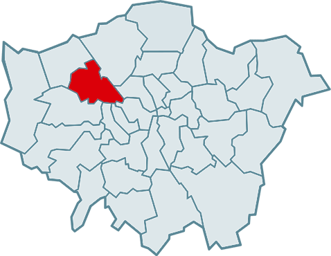 barking and dagenham map