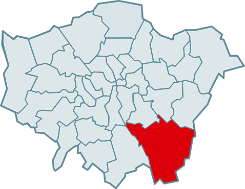 barking and dagenham map