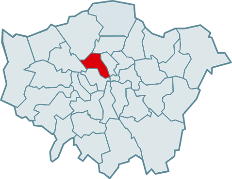 barking and dagenham map