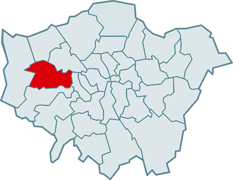 barking and dagenham map