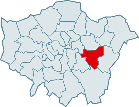 barking and dagenham map