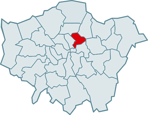 barking and dagenham map