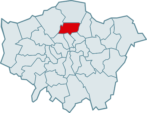 barking and dagenham map