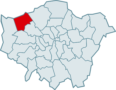 barking and dagenham map