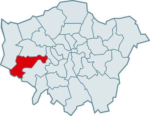 barking and dagenham map