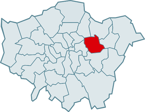 barking and dagenham map