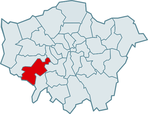 barking and dagenham map