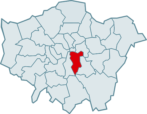 barking and dagenham map