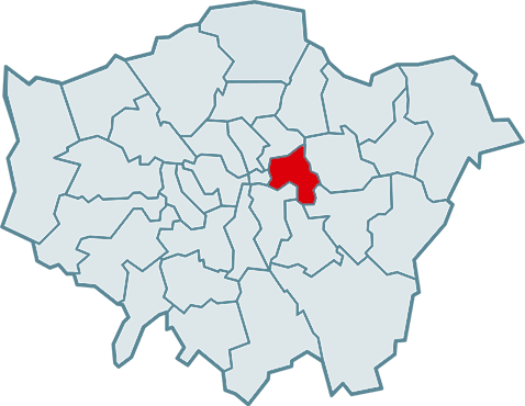 barking and dagenham map