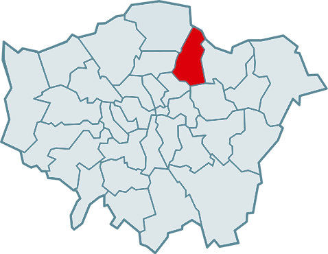 barking and dagenham map