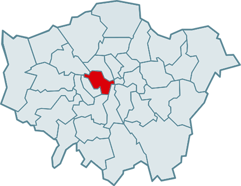 barking and dagenham map